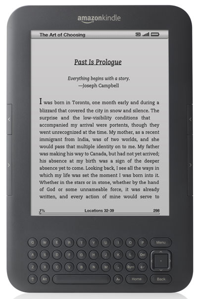 Kindle Version on Kindle Wifi Review   Compare Kindle 3